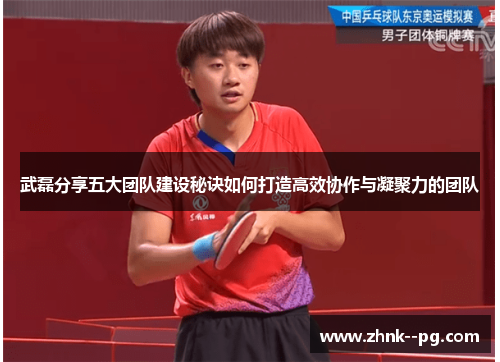 武磊分享五大团队建设秘诀如何打造高效协作与凝聚力的团队